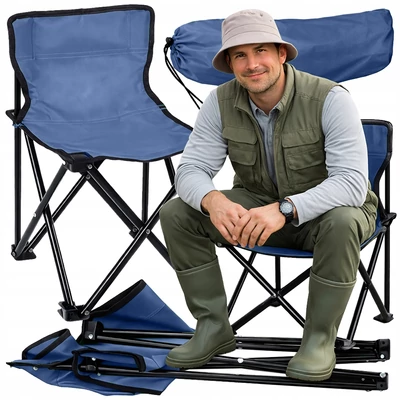 Összecsukható horgászszék, kék