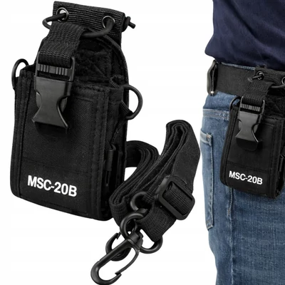 Övre szerelhető rádiós tok vállpánttal