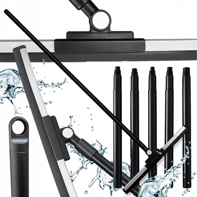 Vízlehúzó padlóhoz és ablakokhoz, 135 cm, fekete