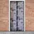 Mágneses szúnyogháló függöny ajtóra (100 x 210 cm, Lila pillangós)