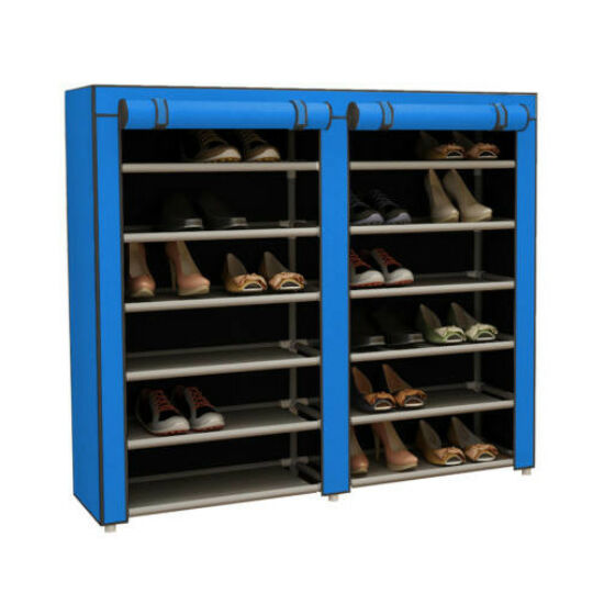 Mobil cipőtároló szekrény (kék)
