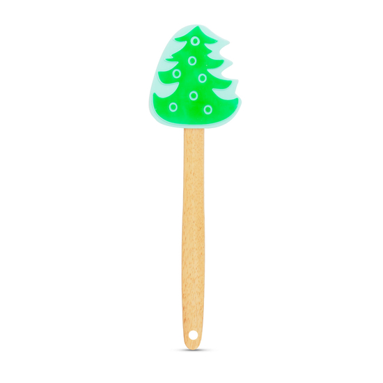 Szilikon spatula (karácsonyfa, 29 x 7,6 cm)