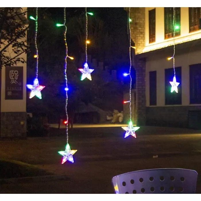 108 LED-es karácsonyi csillag fényfüzér