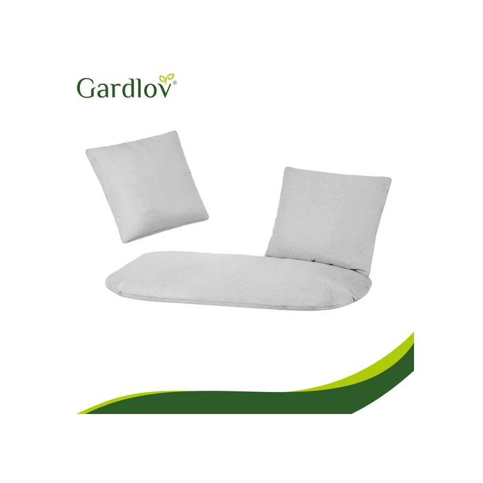 Dupla hintaágy párnaszett – 3 részes szürke