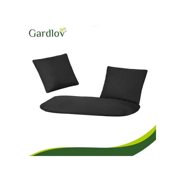 Dupla hintaágy párnaszett – 3 részes fekete