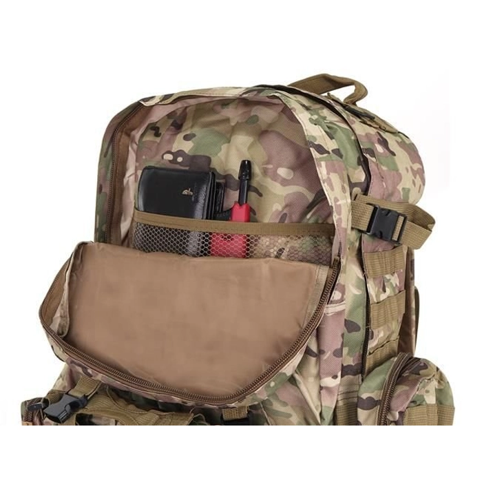 Katonai taktikai hátizsák, terepszínű, 48,5 L