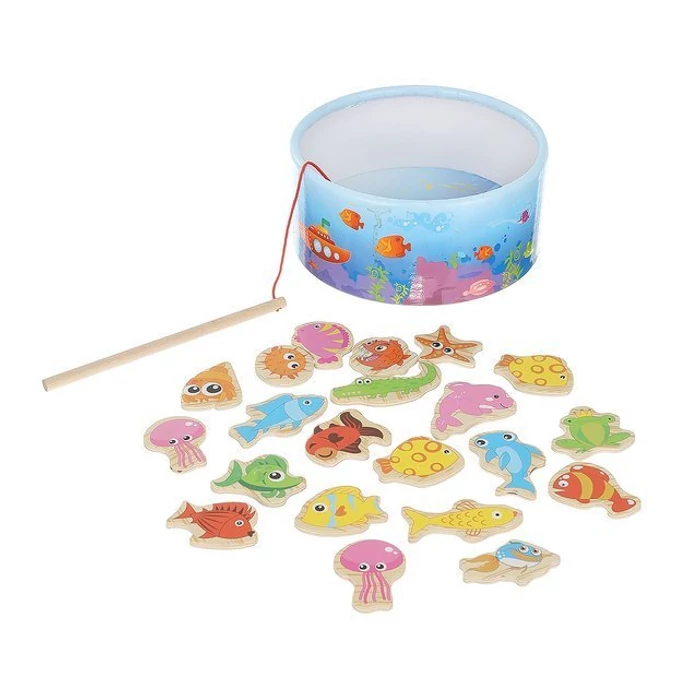 Fából készült horgász játék