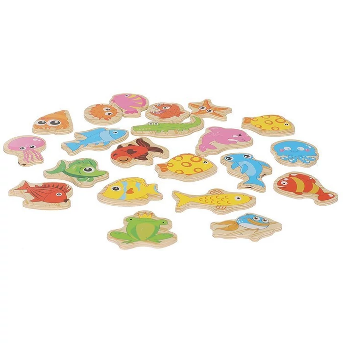 Fából készült horgász játék