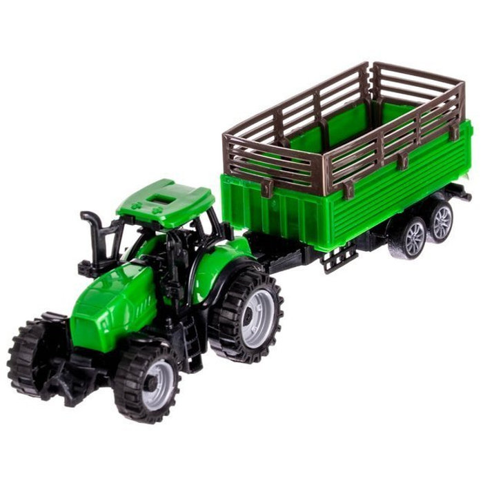 Farm állatokkal, két traktorral