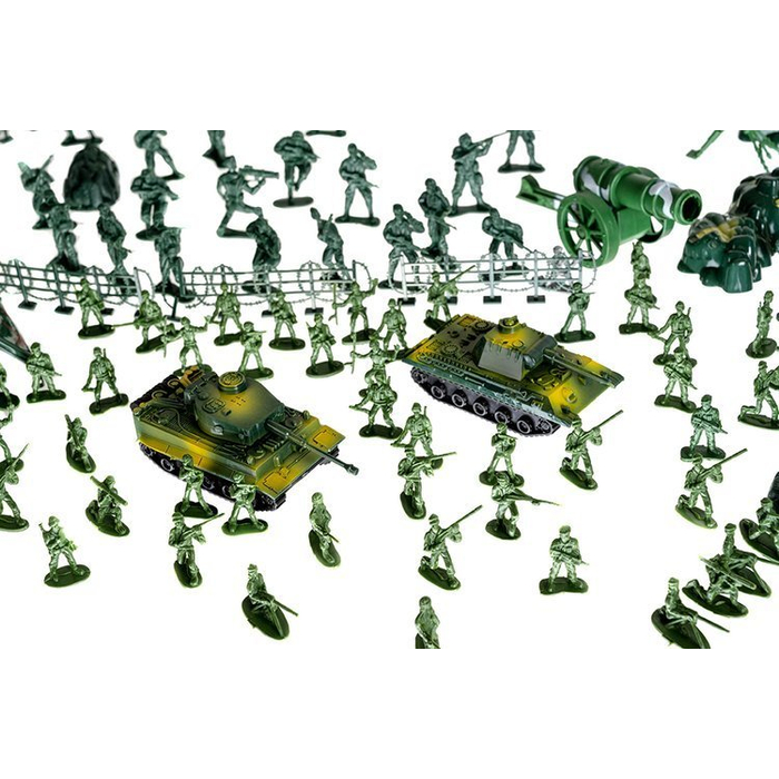 300 db-os katonai játékkészlet katonákkal