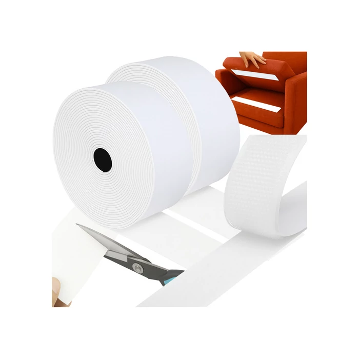 Öntapadó tépőzár szalag 5mx5cm fehér