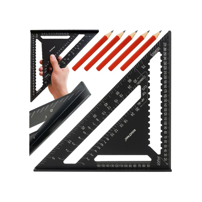 Derékszögű ács vonalzó