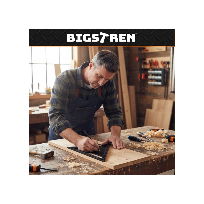 Derékszögű ács vonalzó