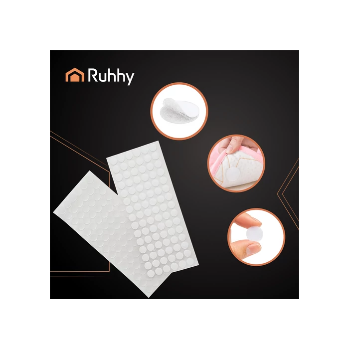 Kerek Öntapadós Tépőzár 18mm