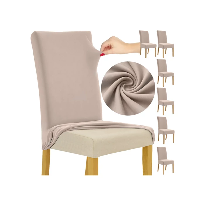 Ruhhy Székhuzat - 6 db bézs