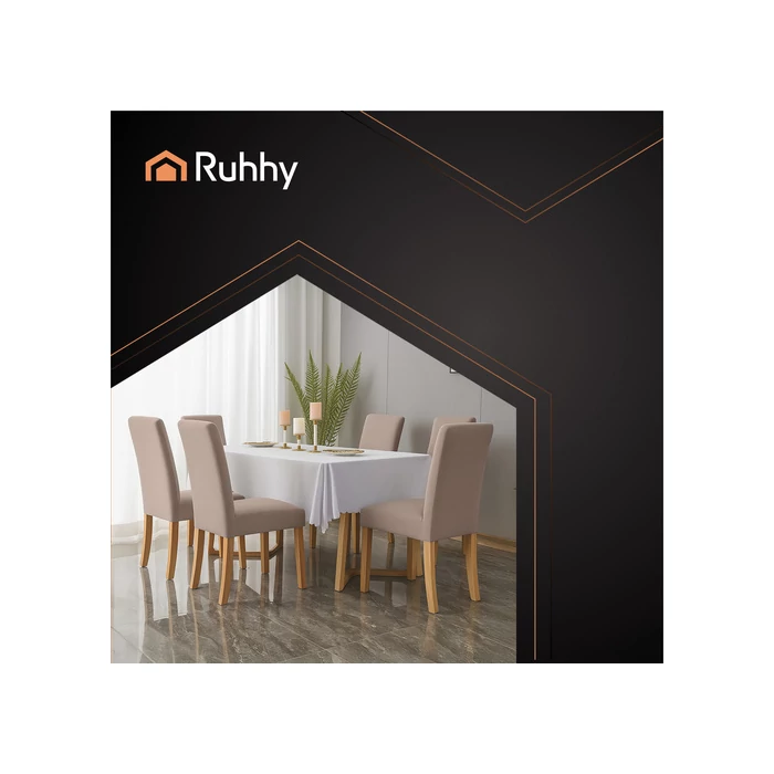 Ruhhy Székhuzat - 6 db bézs