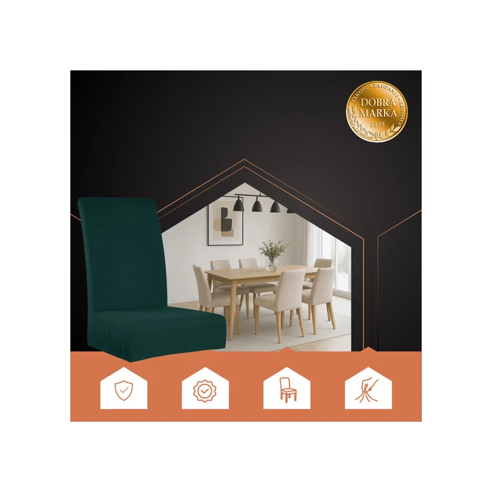 Ruhhy Székhuzat - 6 db zöld  