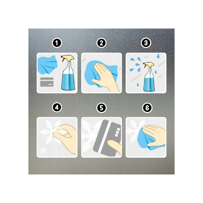 Karácsonyi ablak matrica