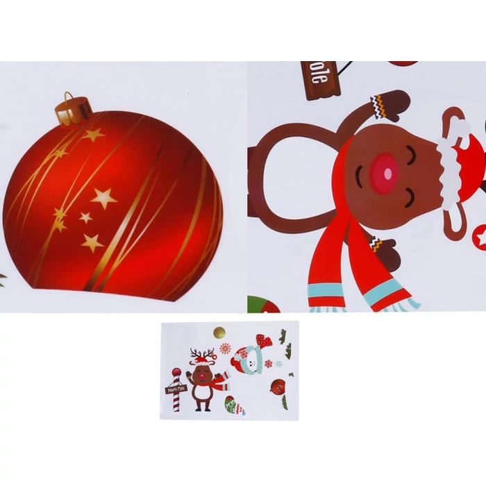 Karácsonyi ablak matricák