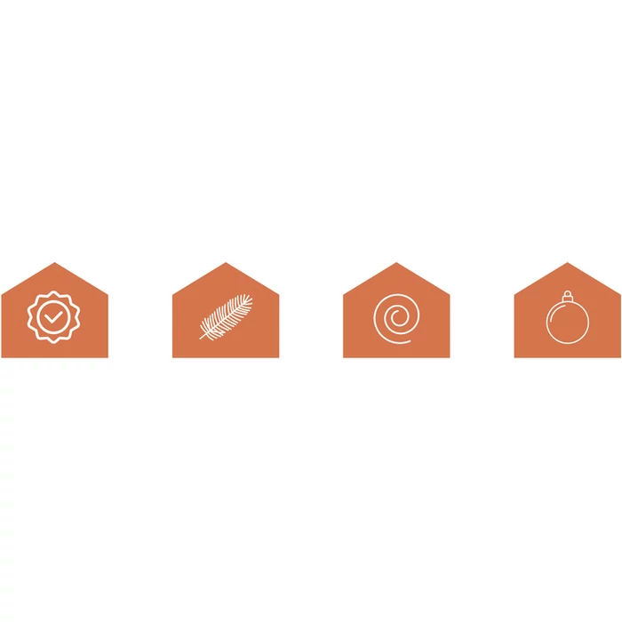 Ruhhy műfenyő girland 2.7 m 