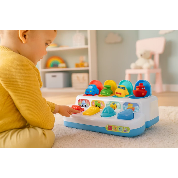 Oktatójáték - ugráló járművek