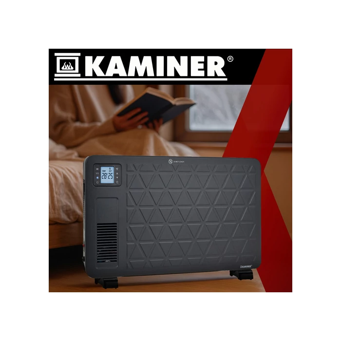 Elektromos fűtőtest - fekete