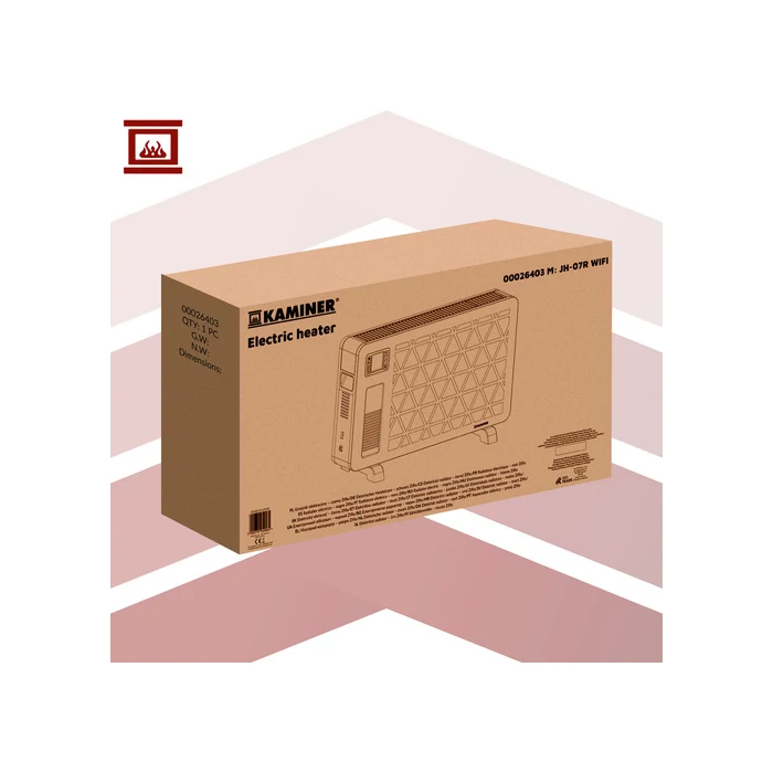 Elektromos fűtőtest - fekete