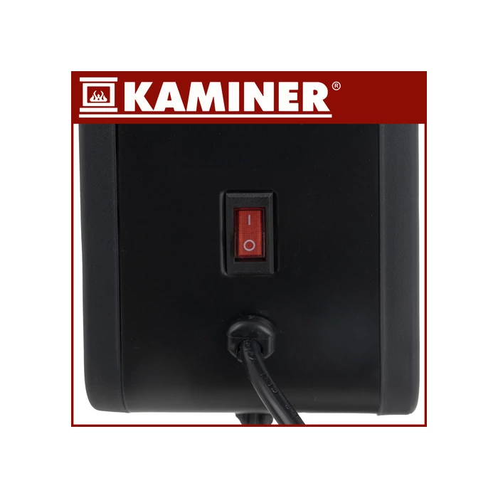 Elektromos fűtőtest - fekete