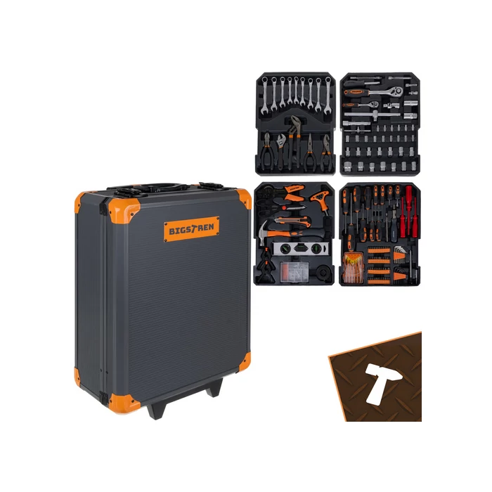 Bigstreen 1000 darabos Szerszámkészlet böröndben