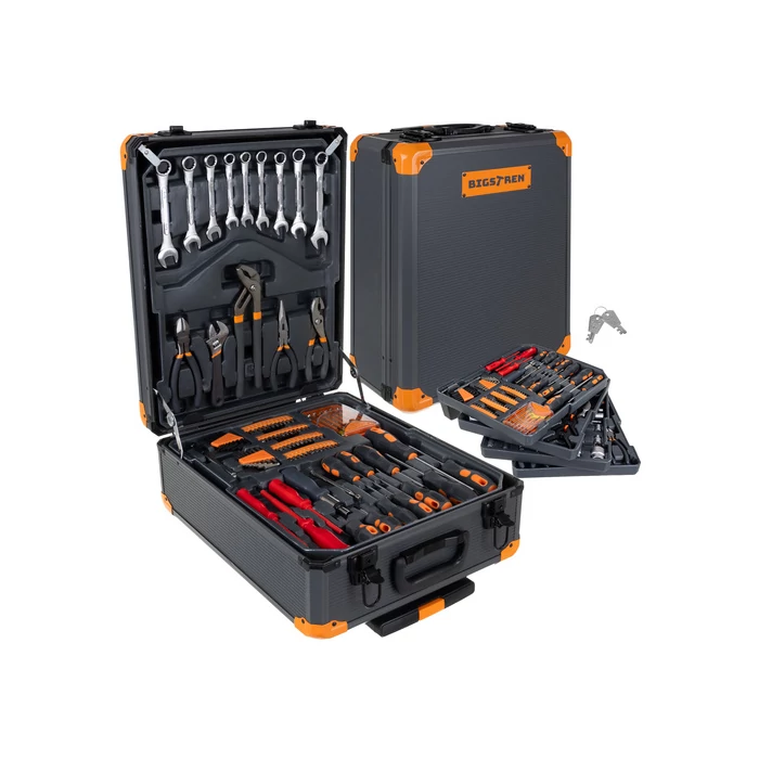 Bigstreen 1000 darabos Szerszámkészlet böröndben