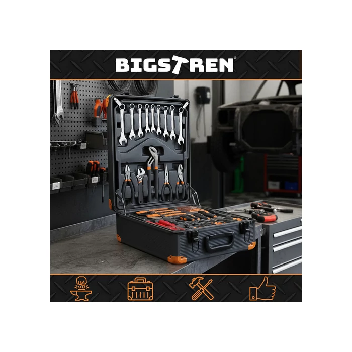 Bigstreen 1000 darabos Szerszámkészlet böröndben