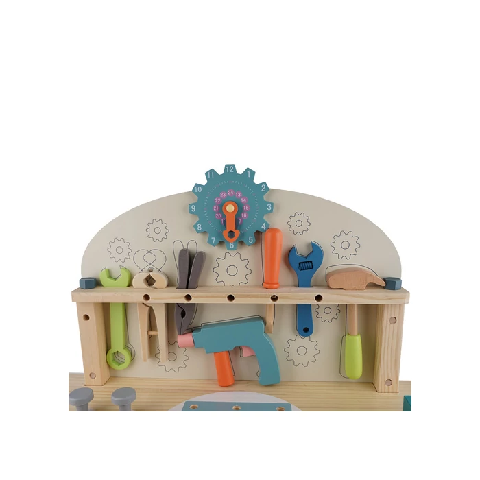 Fa munkapad szerszámokkal