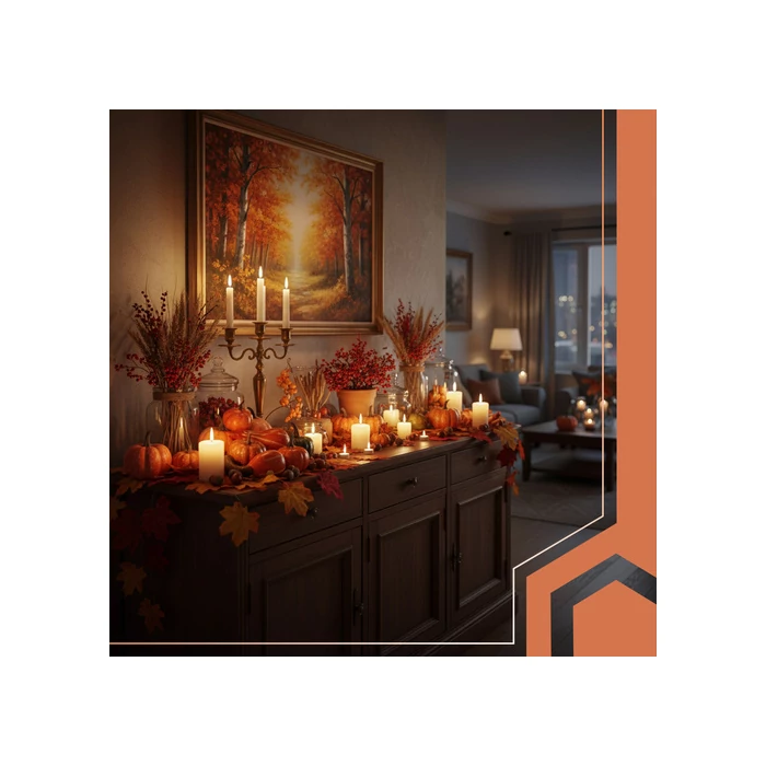 Őszi dekoráció - 50 db-os