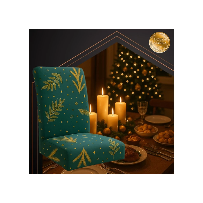 Karácsonyi székhuzat - Zöld