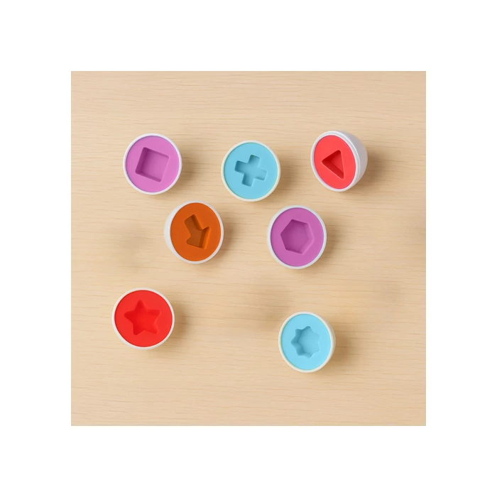 Szortírozó tojás puzzle tartóban