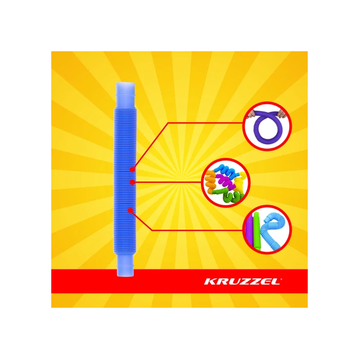 Színes rugalmas csövek - 10 db-os készlet