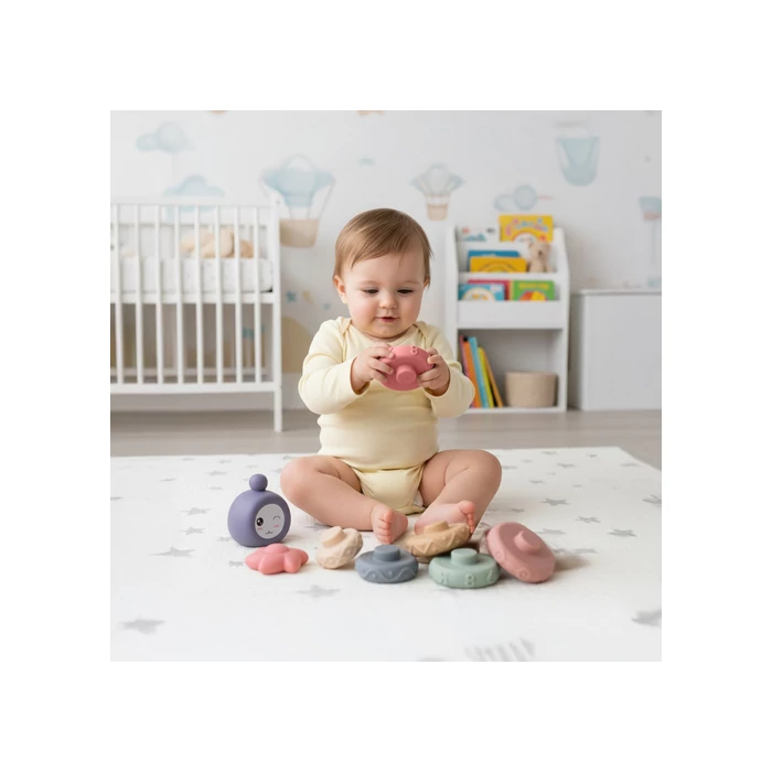 Puha szenzoros toronykirakó