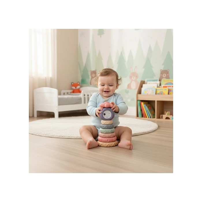 Puha szenzoros toronykirakó