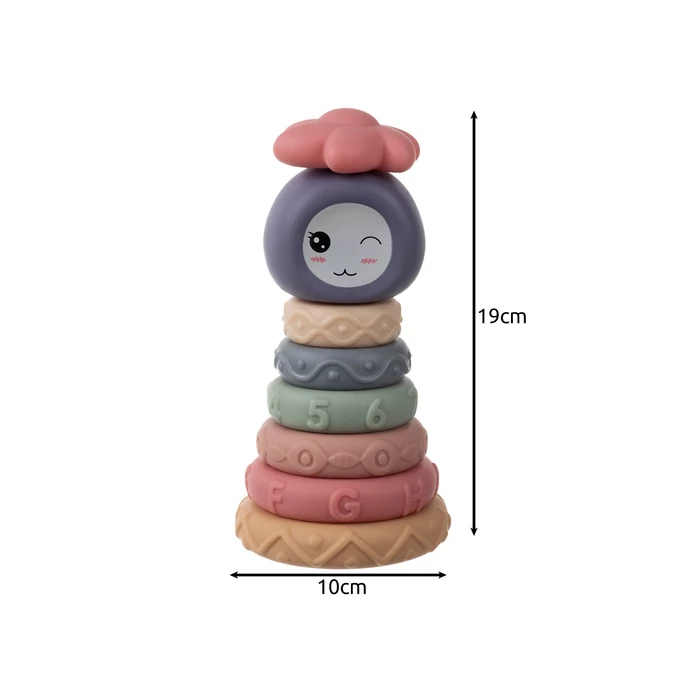 Puha szenzoros toronykirakó