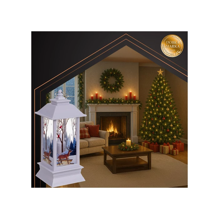 Karácsonyi lámpa - Fehér