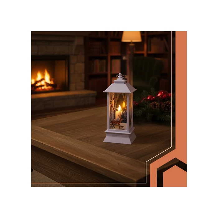 Karácsonyi lámpa - Fehér