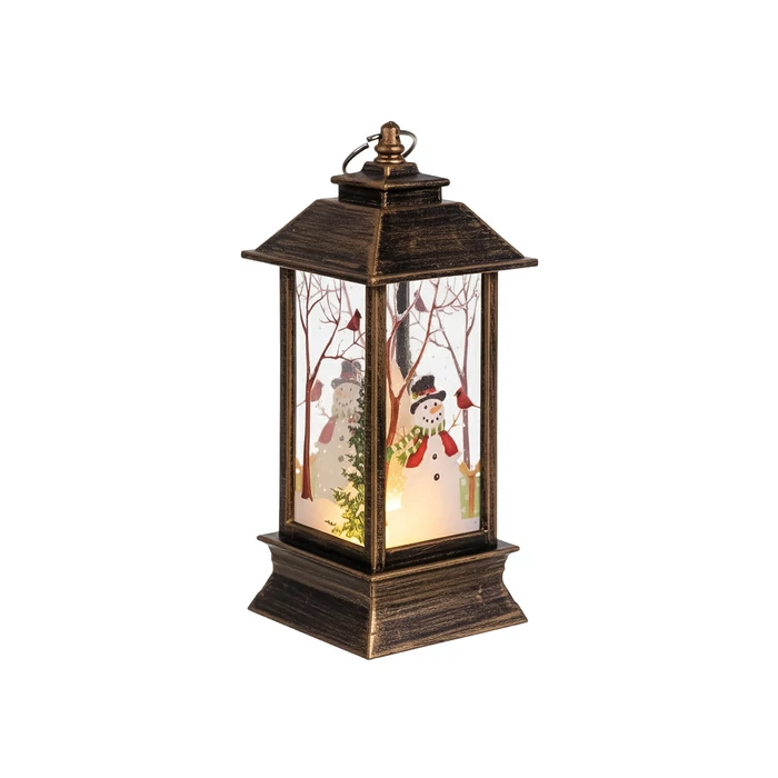 Karácsonyi lámpa - barna