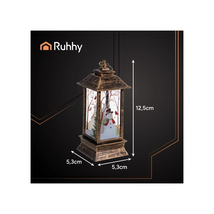 Karácsonyi lámpa - barna