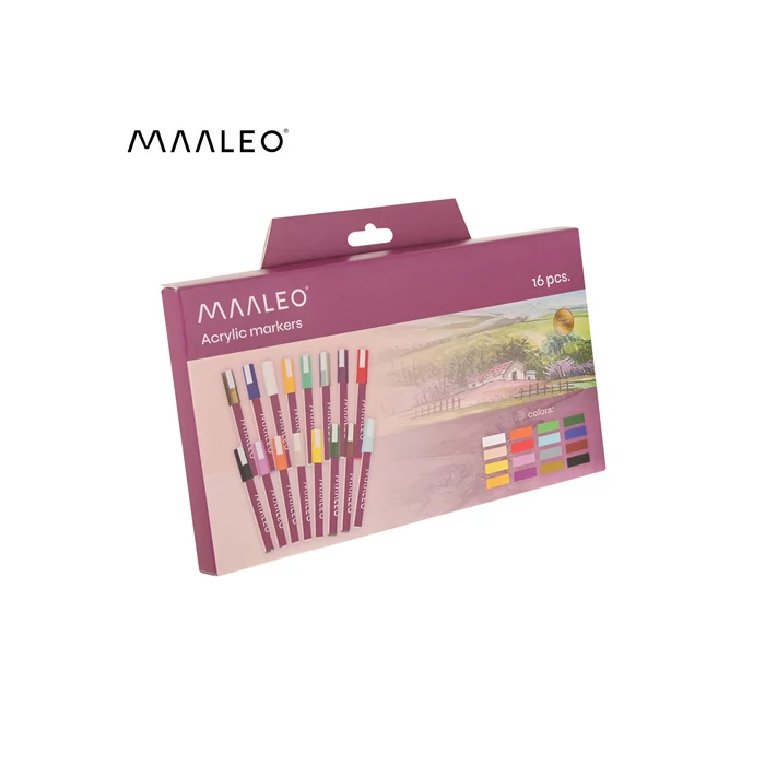 16 db-os akril filctoll készlet