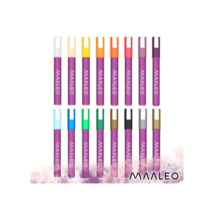 16 db-os akril filctoll készlet