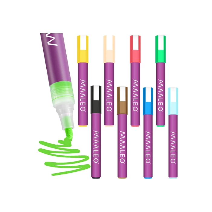 8 db-os akril filctoll készlet