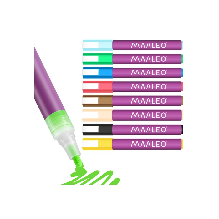 8 db-os akril filctoll készlet