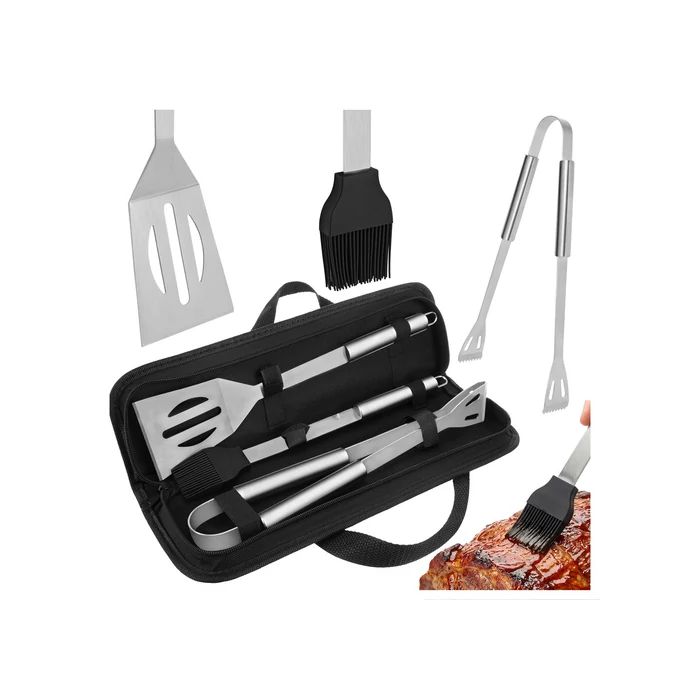 Grillezőeszköz készlet - 3 darabos