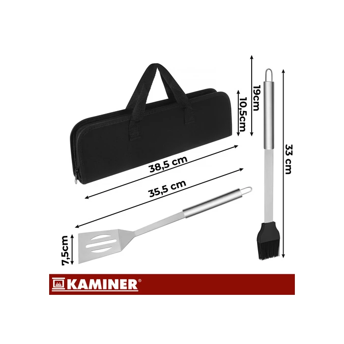 Grillezőeszköz készlet - 3 darabos