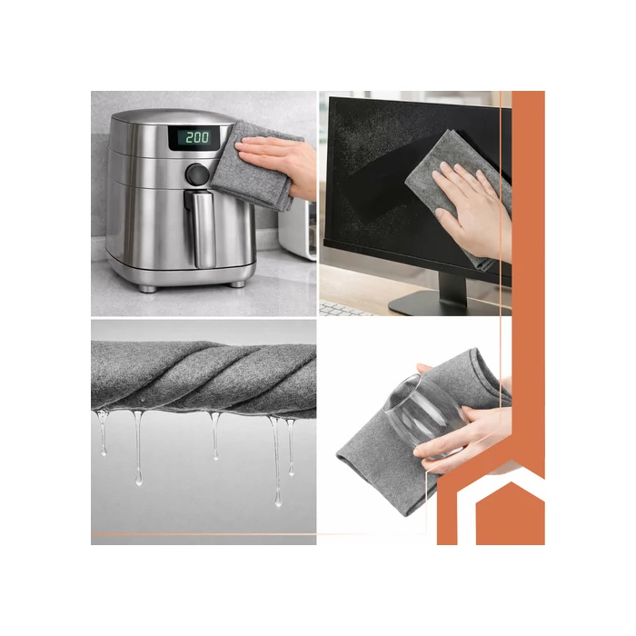 Mikroszálas törlőkendők 30x40cm - 3db